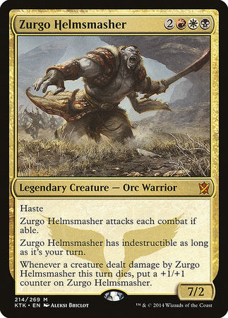 Zurgo Helmsmasher [Khans of Tarkir] | Rook's Games and More