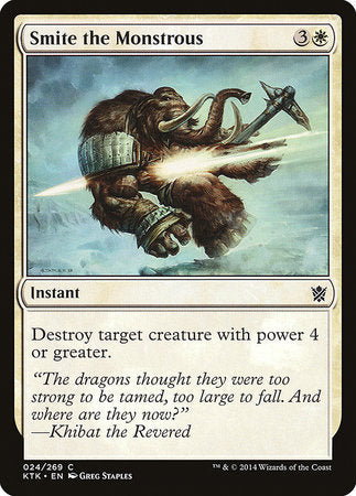 Smite the Monstrous [Khans of Tarkir] | Rook's Games and More