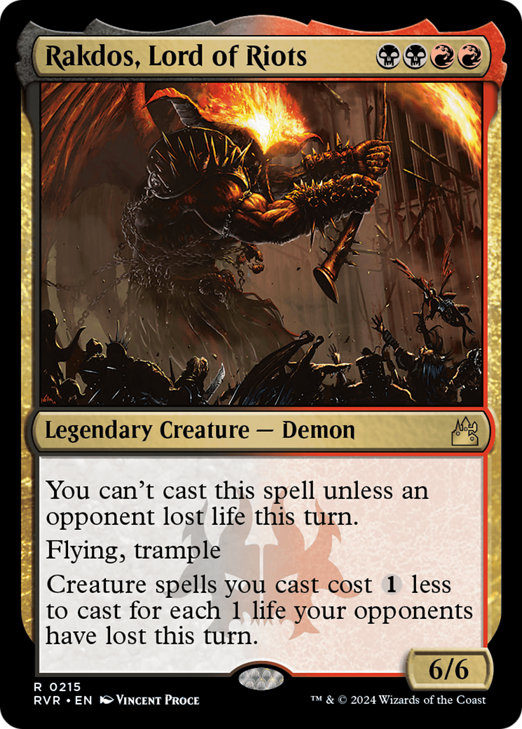 Rakdos, Lord of Riots [Ravnica Remastered] | Rook's Games and More