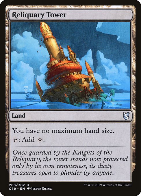 Reliquary Tower [Commander 2019] | Rook's Games and More