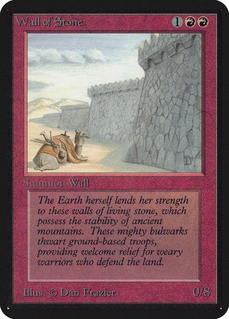 Wall of Stone [Limited Edition Alpha] | Rook's Games and More