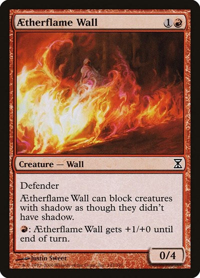 Aetherflame Wall [Time Spiral] | Rook's Games and More