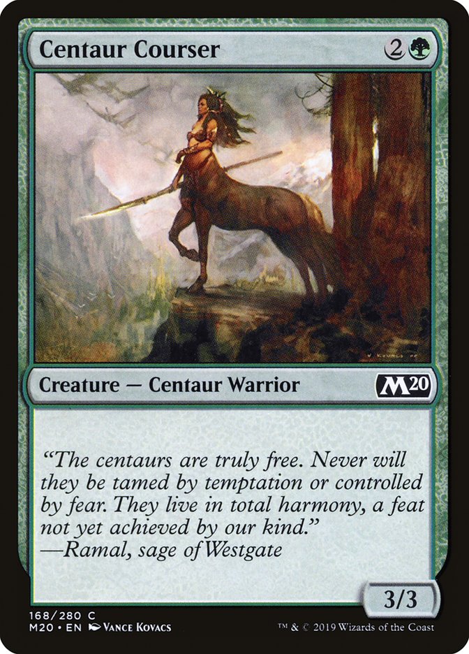Centaur Courser [Core Set 2020] | Rook's Games and More