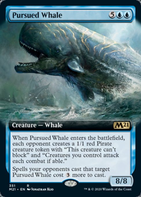 Pursued Whale (Extended Art) [Core Set 2021] | Rook's Games and More