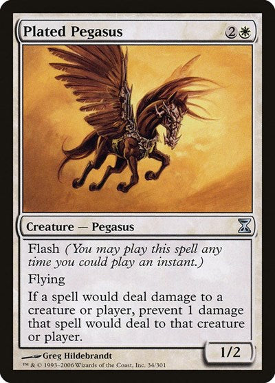 Plated Pegasus [Time Spiral] | Rook's Games and More