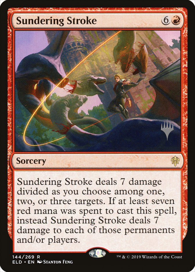 Sundering Stroke (Promo Pack) [Throne of Eldraine Promos] | Rook's Games and More