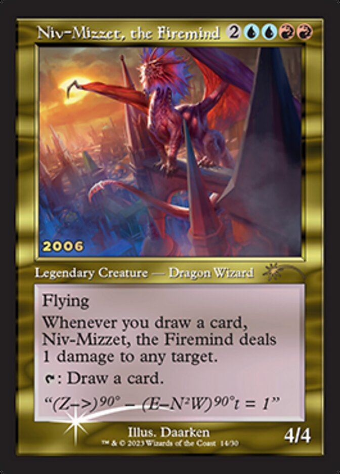 Niv-Mizzet, the Firemind [30th Anniversary Promos] | Rook's Games and More