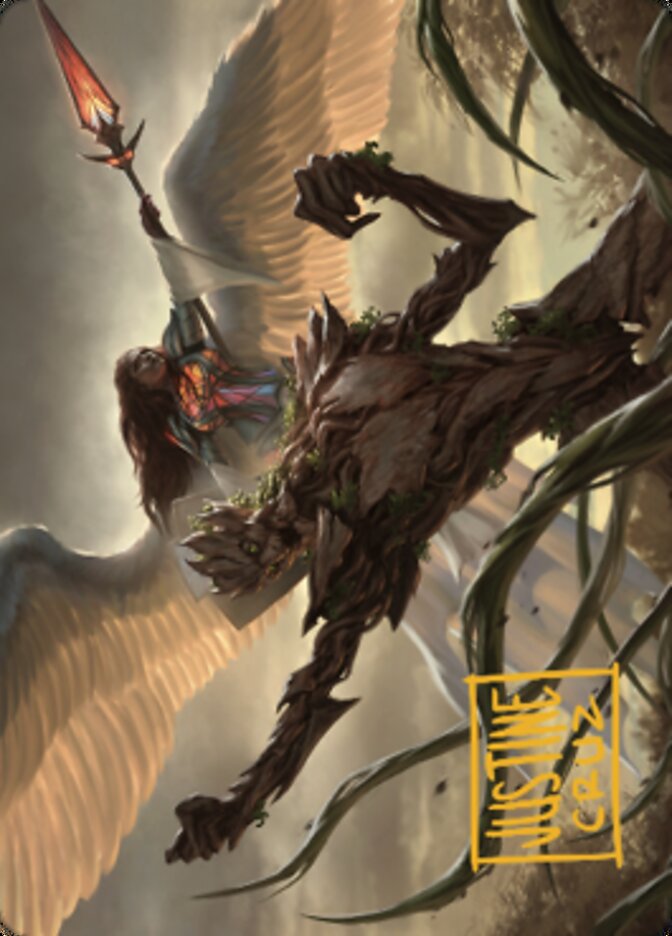 Strength of the Coalition Art Card (Gold-Stamped Signature) [Dominaria United Art Series] | Rook's Games and More