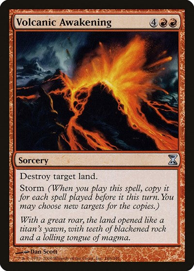 Volcanic Awakening [Time Spiral] | Rook's Games and More