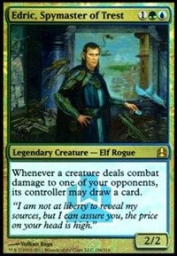 Edric, Spymaster of Trest (Commander Launch Promo) [Commander 2011 Launch Party] | Rook's Games and More