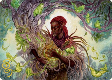 Circle of Dreams Druid Art Card (Gold-Stamped Signature) [Dungeons & Dragons: Adventures in the Forgotten Realms Art Series] | Rook's Games and More