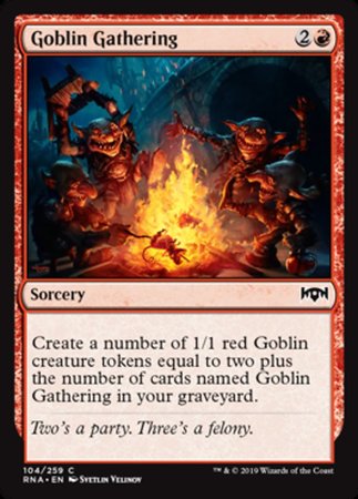 Goblin Gathering [Ravnica Allegiance] | Rook's Games and More