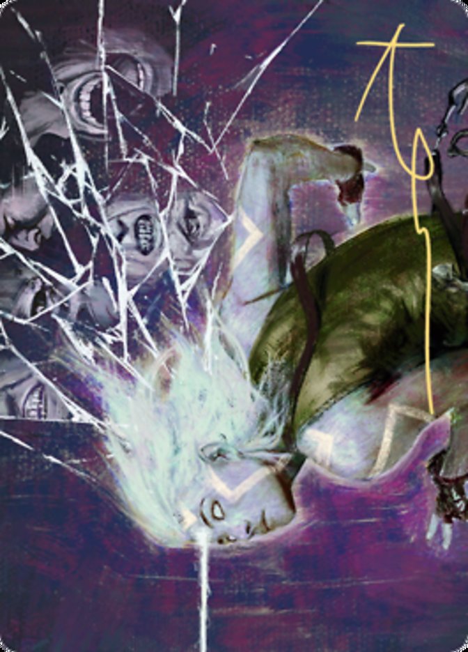 Anticognition Art Card (Gold-Stamped Signature) [Zendikar Rising Art Series] | Rook's Games and More