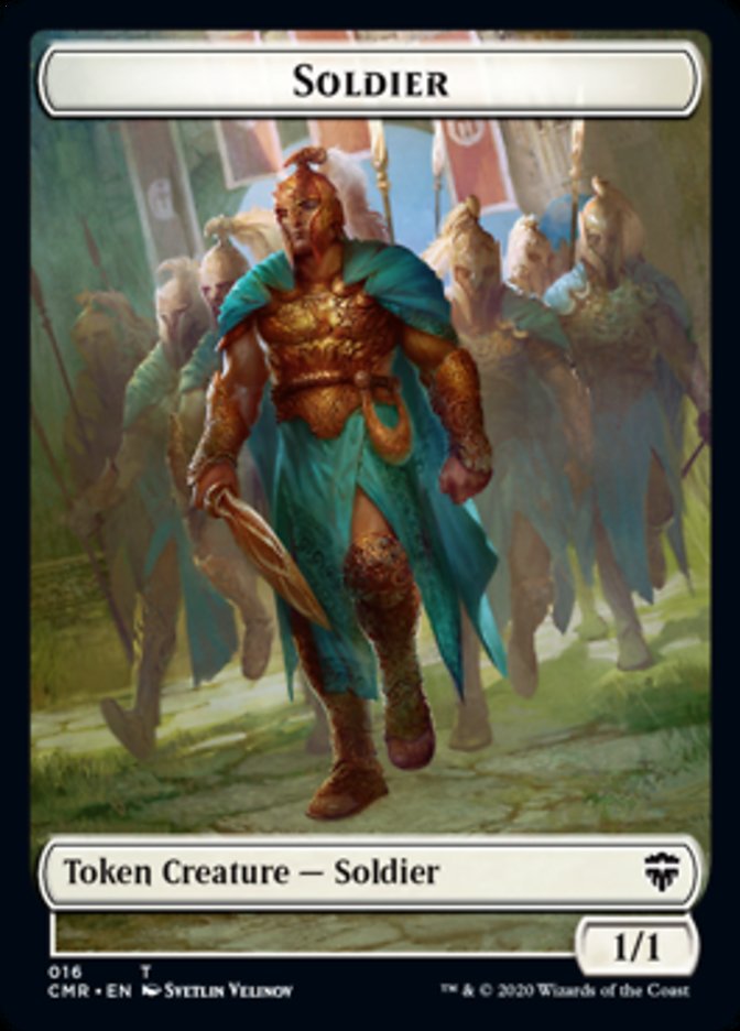 Cat // Soldier Token [Commander Legends Tokens] | Rook's Games and More