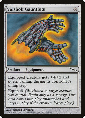 Vulshok Gauntlets [Mirrodin] | Rook's Games and More