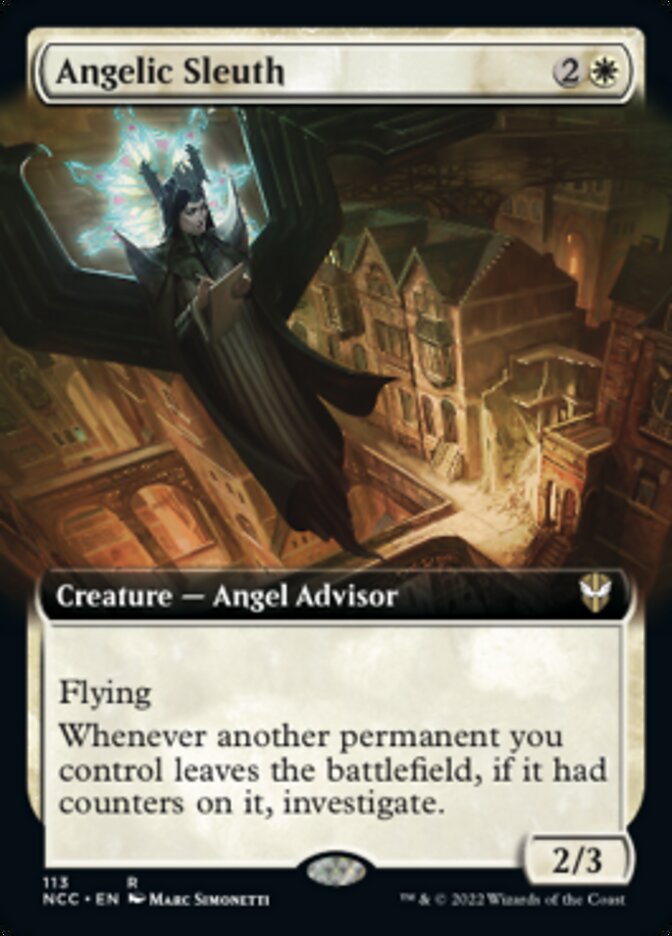 Angelic Sleuth (Extended Art) [Streets of New Capenna Commander] | Rook's Games and More