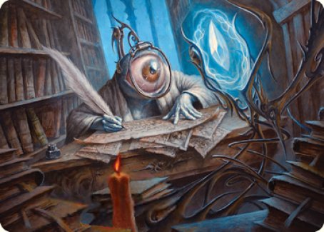Unblinking Observer Art Card [Innistrad: Midnight Hunt Art Series] | Rook's Games and More