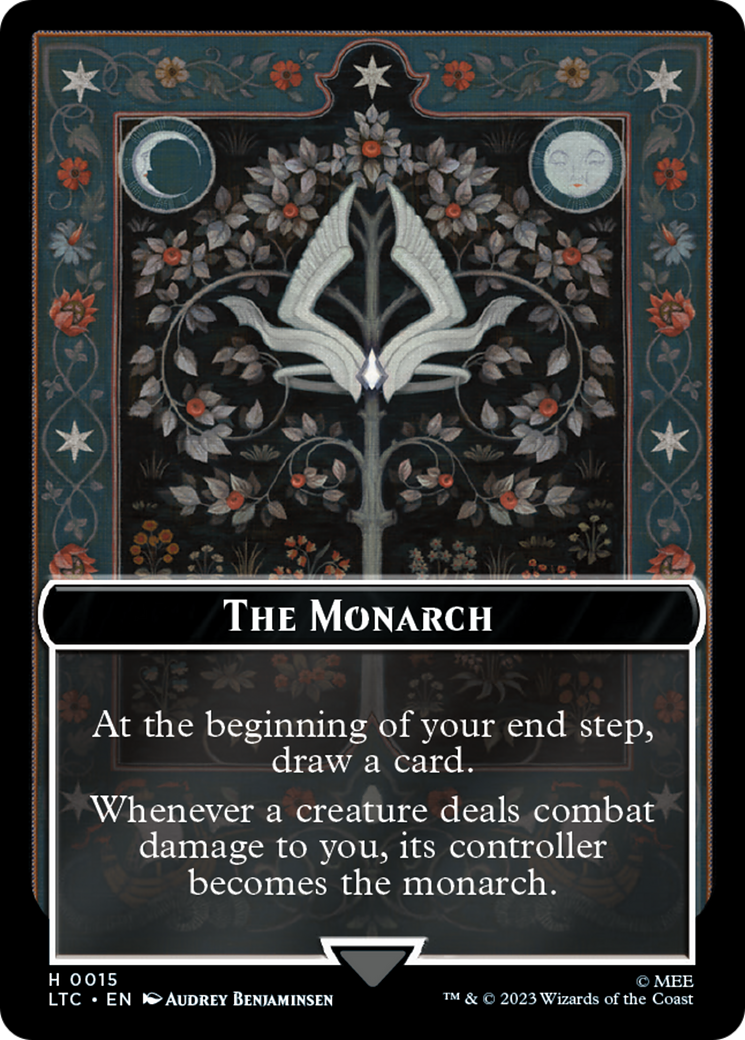 The Monarch // Treasure Double-Sided Token [The Lord of the Rings: Tales of Middle-Earth Commander Tokens] | Rook's Games and More