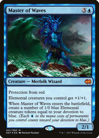 Master of Waves [Duel Decks: Merfolk vs. Goblins] | Rook's Games and More