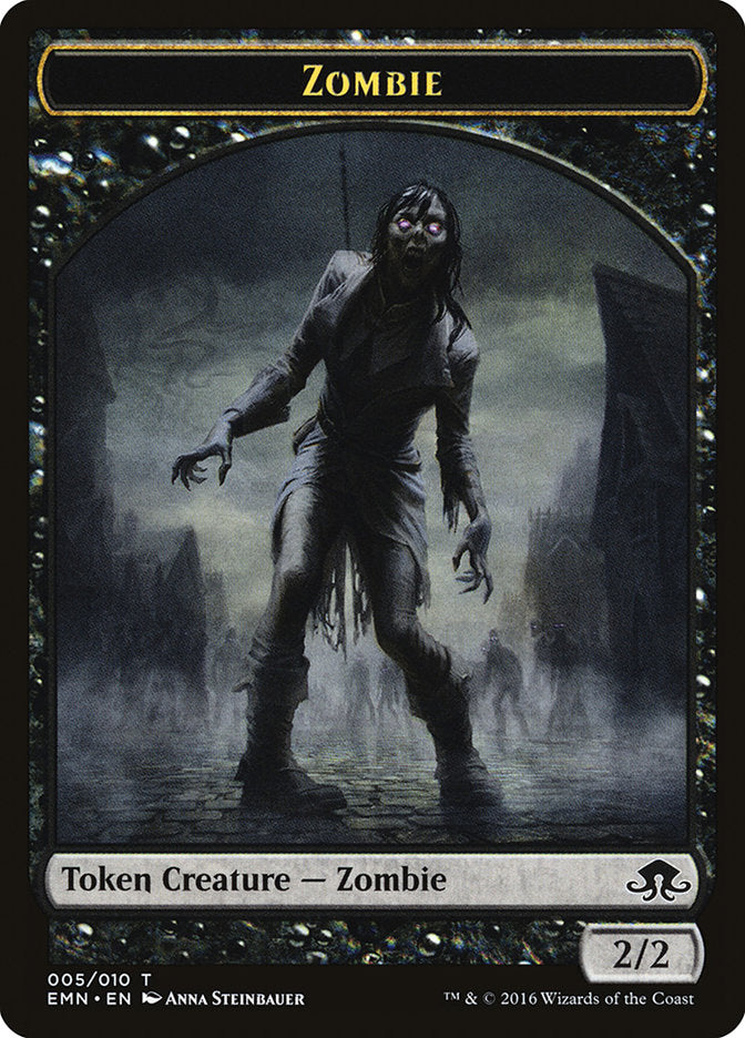 Zombie (005/010) [Eldritch Moon Tokens] | Rook's Games and More