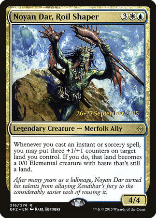 Noyan Dar, Roil Shaper [Battle for Zendikar Promos] | Rook's Games and More