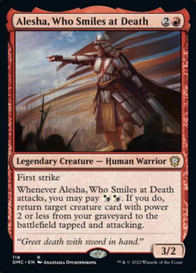 Alesha, Who Smiles at Death [Dominaria United Commander] | Rook's Games and More