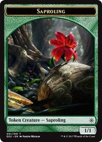 Saproling // Treasure (010) Double-sided Token [Explorers of Ixalan] | Rook's Games and More