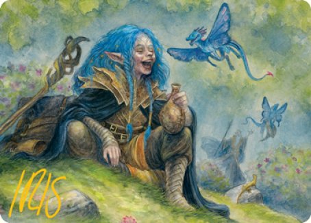 Feywild Trickster Art Card (Gold-Stamped Signature) [Dungeons & Dragons: Adventures in the Forgotten Realms Art Series] | Rook's Games and More