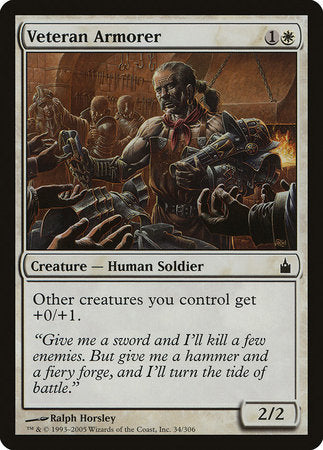 Veteran Armorer [Ravnica: City of Guilds] | Rook's Games and More