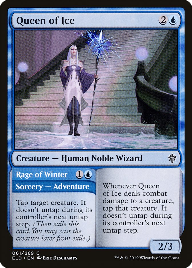 Queen of Ice // Rage of Winter [Throne of Eldraine] | Rook's Games and More