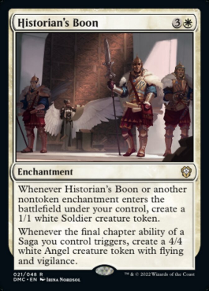 Historian's Boon [Dominaria United Commander] | Rook's Games and More