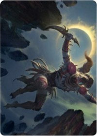 Nighthawk Scavenger Art Card [Zendikar Rising Art Series] | Rook's Games and More