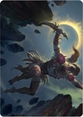 Nighthawk Scavenger Art Card [Zendikar Rising Art Series]
