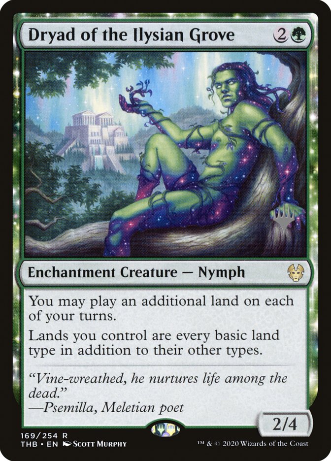 Dryad of the Ilysian Grove (Promo Pack) [Theros Beyond Death Promos] | Rook's Games and More