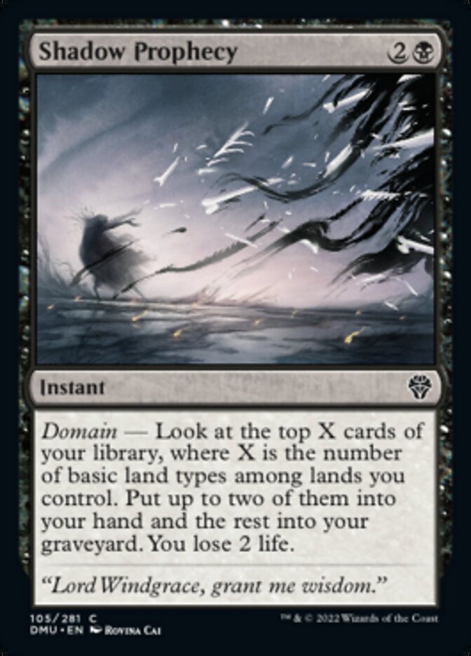 Shadow Prophecy [Dominaria United] | Rook's Games and More