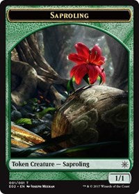 Saproling // Treasure (007) Double-sided Token [Explorers of Ixalan] | Rook's Games and More