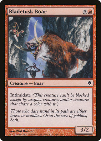 Bladetusk Boar [Zendikar] | Rook's Games and More