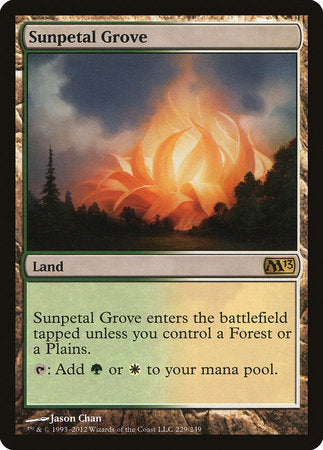 Sunpetal Grove [Magic 2013] | Rook's Games and More