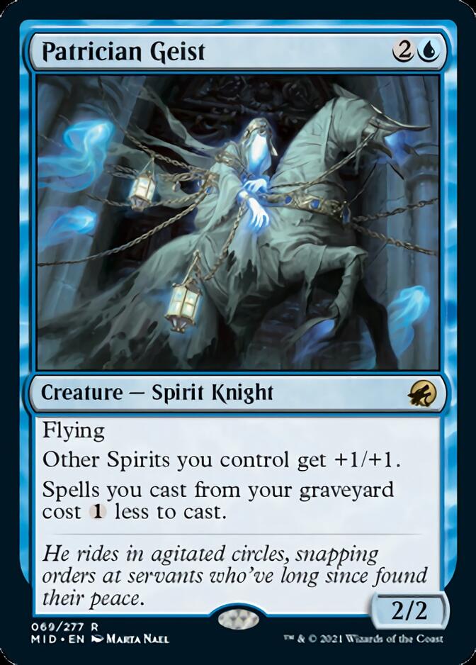 Patrician Geist [Innistrad: Midnight Hunt] | Rook's Games and More
