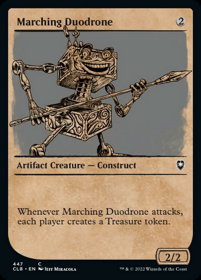 Marching Duodrone (Showcase) [Commander Legends: Battle for Baldur's Gate] | Rook's Games and More