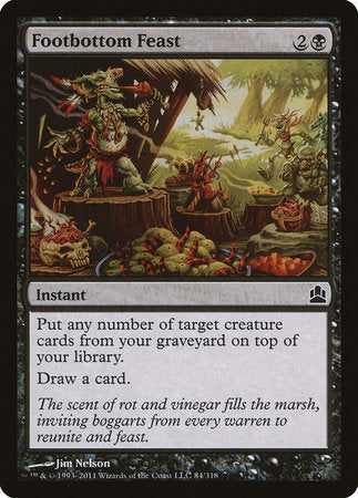 Footbottom Feast [Commander 2011] | Rook's Games and More