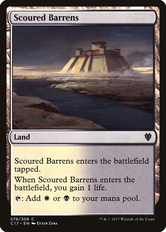 Scoured Barrens [Commander 2017] | Rook's Games and More