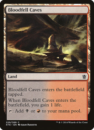 Bloodfell Caves [Khans of Tarkir] | Rook's Games and More