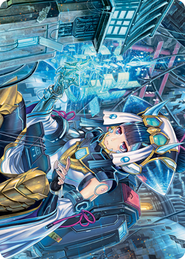 Covert Technician Art Card [Kamigawa: Neon Dynasty Art Series] | Rook's Games and More
