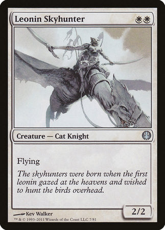 Leonin Skyhunter [Duel Decks: Knights vs. Dragons] | Rook's Games and More