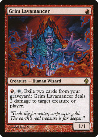 Grim Lavamancer [Premium Deck Series: Fire and Lightning] | Rook's Games and More