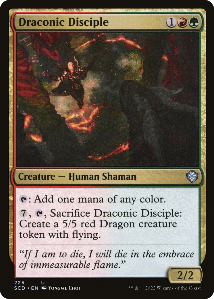 Draconic Disciple [Starter Commander Decks] | Rook's Games and More