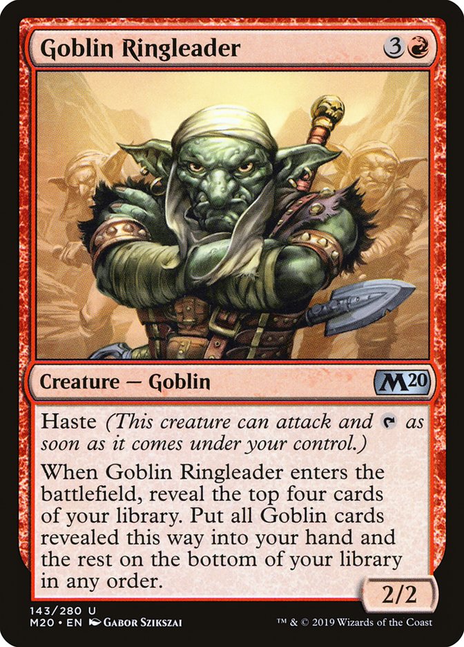 Goblin Ringleader [Core Set 2020] | Rook's Games and More