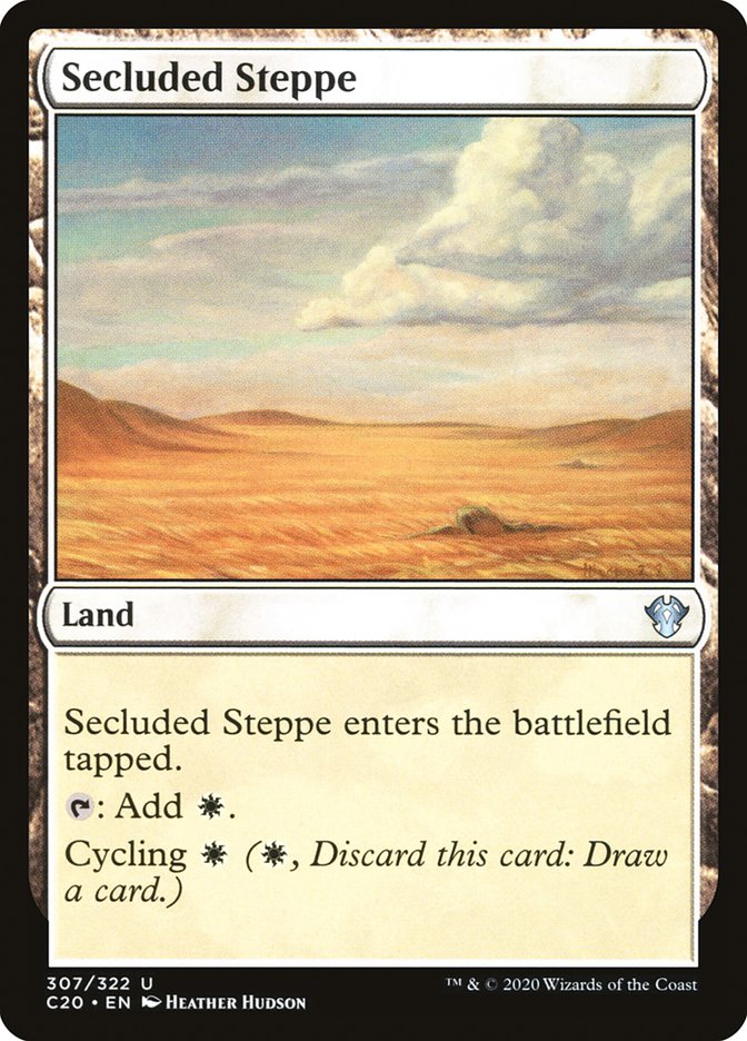 Secluded Steppe [Commander 2020] | Rook's Games and More