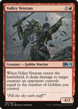 Volley Veteran [Core Set 2019] | Rook's Games and More